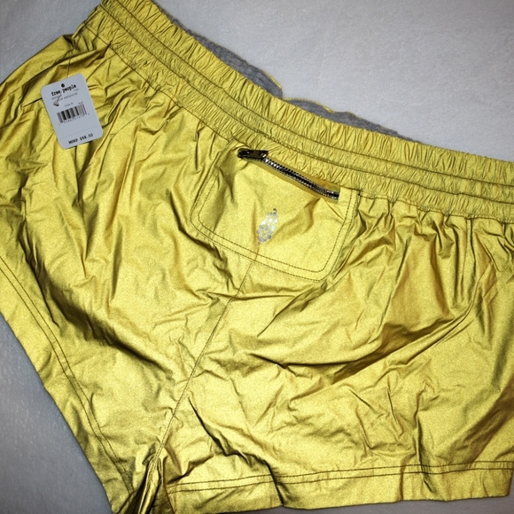 FP Movement Moonlight Reflective Shorts Yellow - Picture 9 of 12